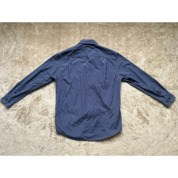 Vintage‎ Pendleton Forester Long Sleeve Button Down Blue Shirt Men’s Size Medium - Picture 3 of 7